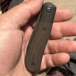 So black micarta wont dye a different color? What do you all think?