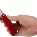 Hello. I recently purchased a Lionsteel SR22. Excellent knife,overall,but closing is extremely difficult with one hand. It almost spoils the pleasure of handling the knife. I wonder if you have encountered this problem with this type of knife and if something can be done.