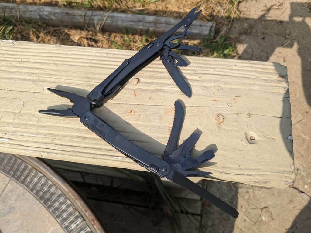Victorinox Spirit MXBS w/optional clip. I consider this to be the finest multi-tool ever made.