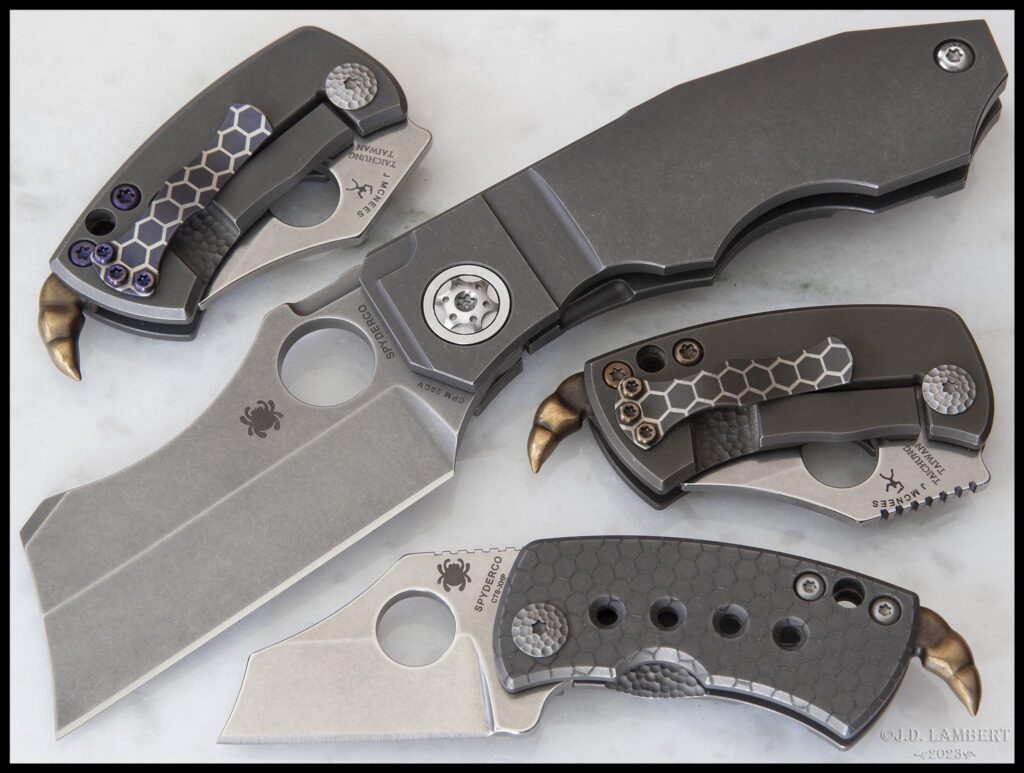Spyderco Stovepipe & McBees. The McBee makes a great small EDC blade. The Stovepipe is a neat design but I don’t carry it. [OC]