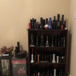 Was able to fit 80% of my lights on this cheap shelf I bought. I think I have a problem……….need another shelf. How do you store you light ?