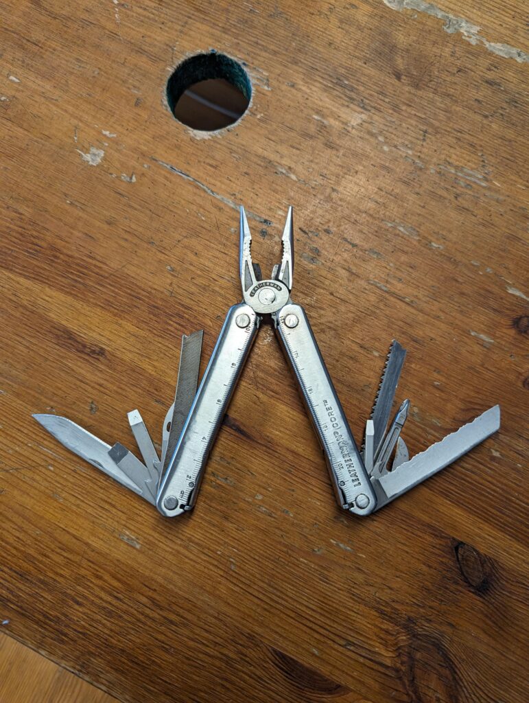 My dad gave me his leatherman core
