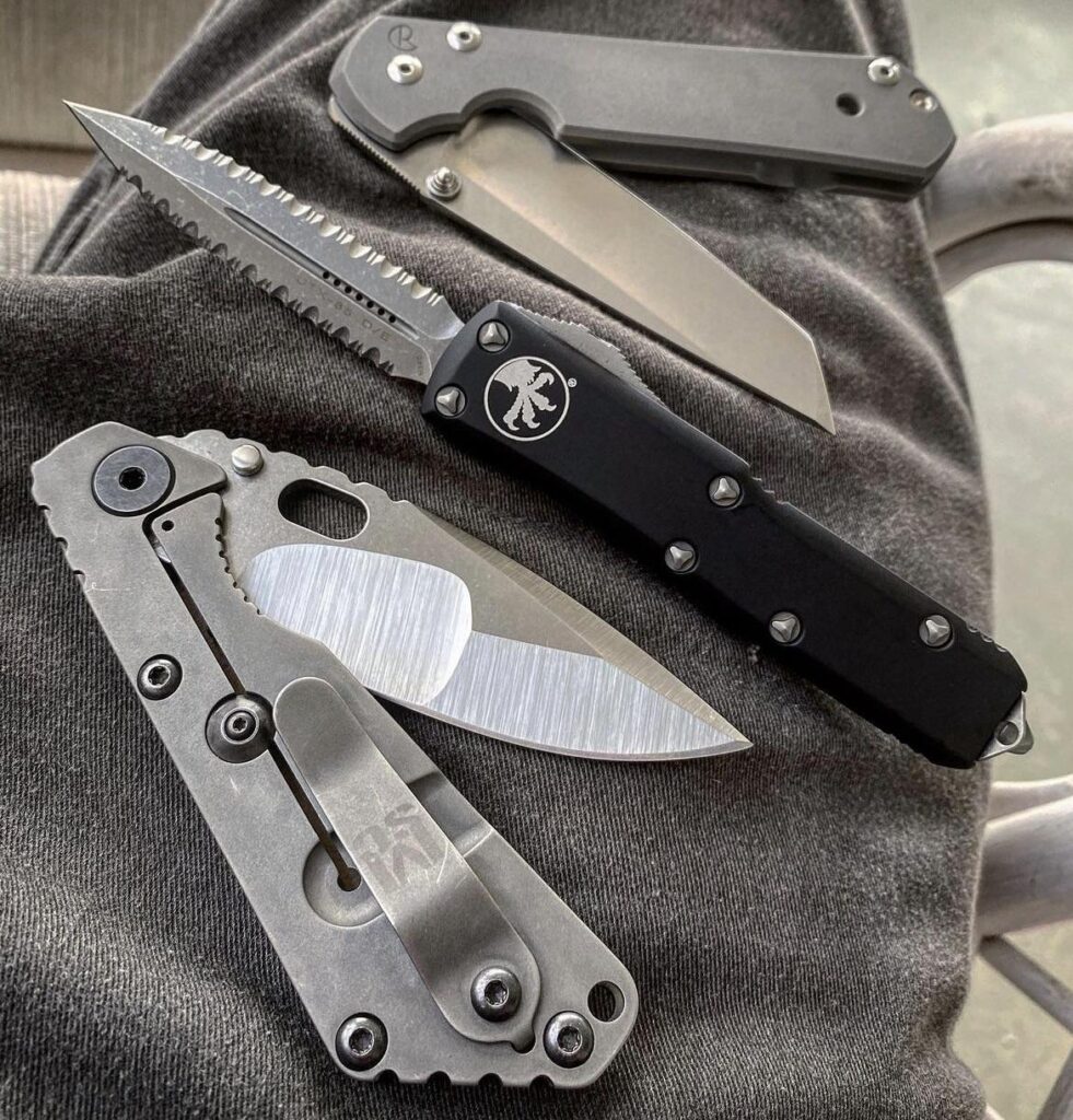 Strider SnG, Microtech UTX85, CRK Large 21