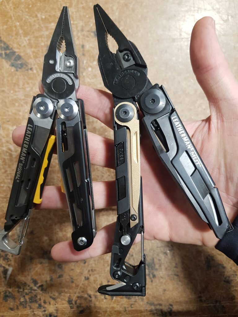 If you had to chose a multitool for the rest of your life and you could only chose between the Leatherman Signal and the Leatherman MUT which one would you chose and why?