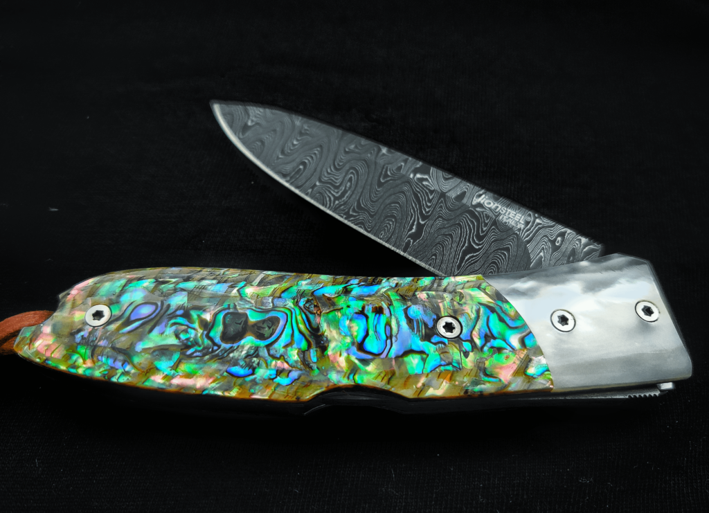 Lionsteel Opera - abalone, mother of pearl [3867x2797] [OC]