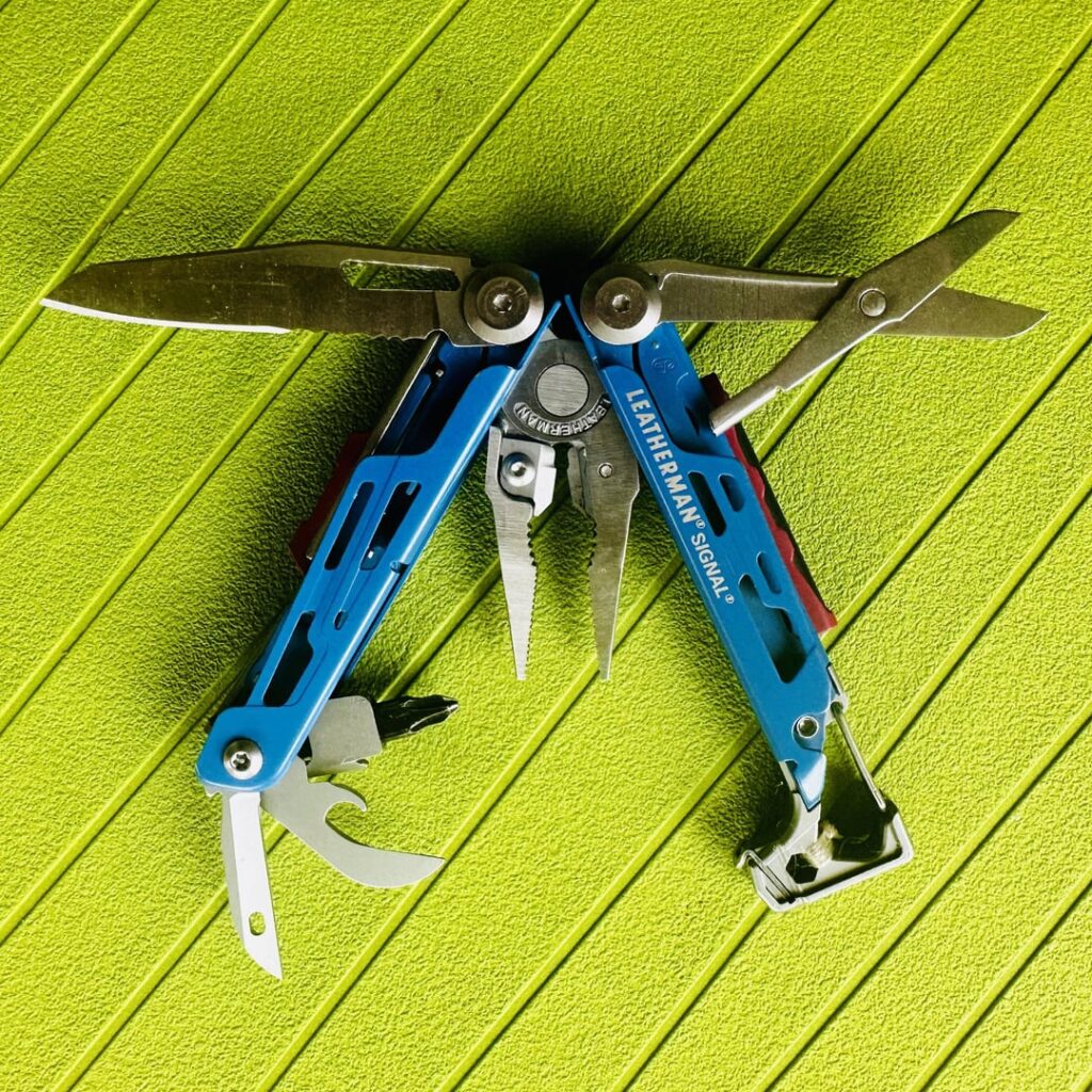 Leatherman Signal Scissors Mod - my first mod and really loving this tool now