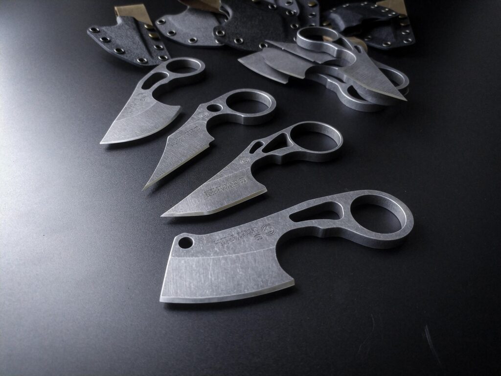 Skinning, skeleton and mini cleaver / D2 steel
