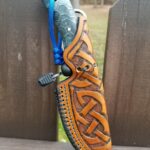 Just got the sheath done for the knife I recently finished