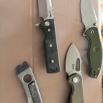 BladeHQ order came today! Chaves T.A.K, MKM Insonzo in bronzed TI and M390, and the Civivi Scintilla! You guys picked anything up recently?