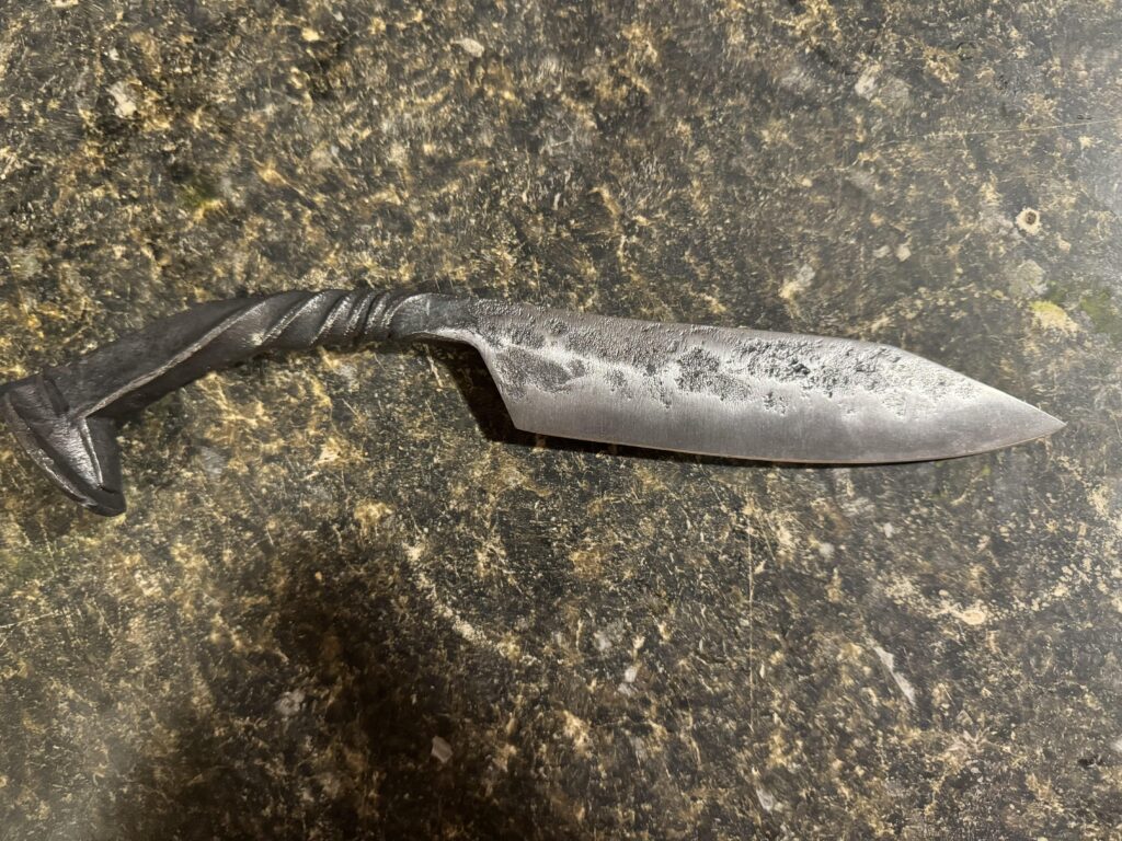 Bought a railroad spike knife. Are they worth sharpening and using or just for decoration?