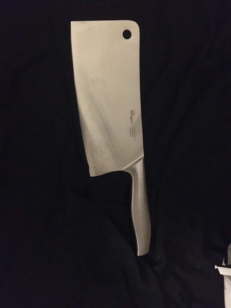 Not pretty but a knife