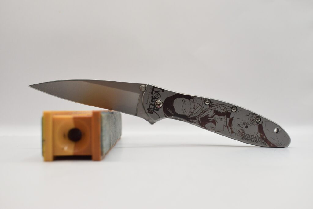 Laser annealed knife.