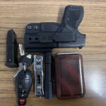 My daily carry. I need to add a multitool that can fit in the pocket.