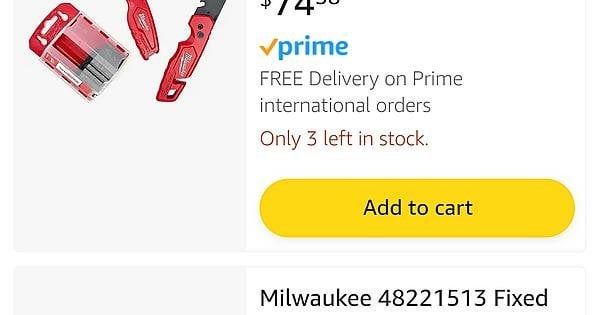 Interested in buying a utility knife combo tool, Amazon has an interesting selection...