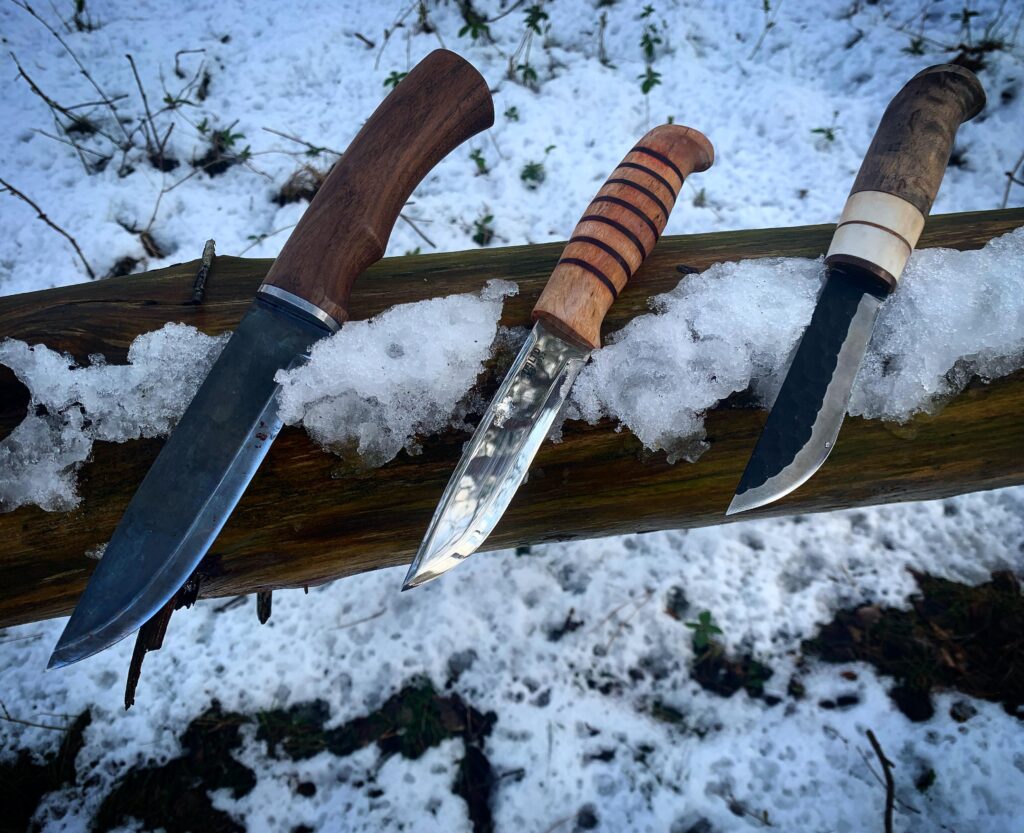 BPS Knives bk06, Helle JS22 & Marttiini Aapa