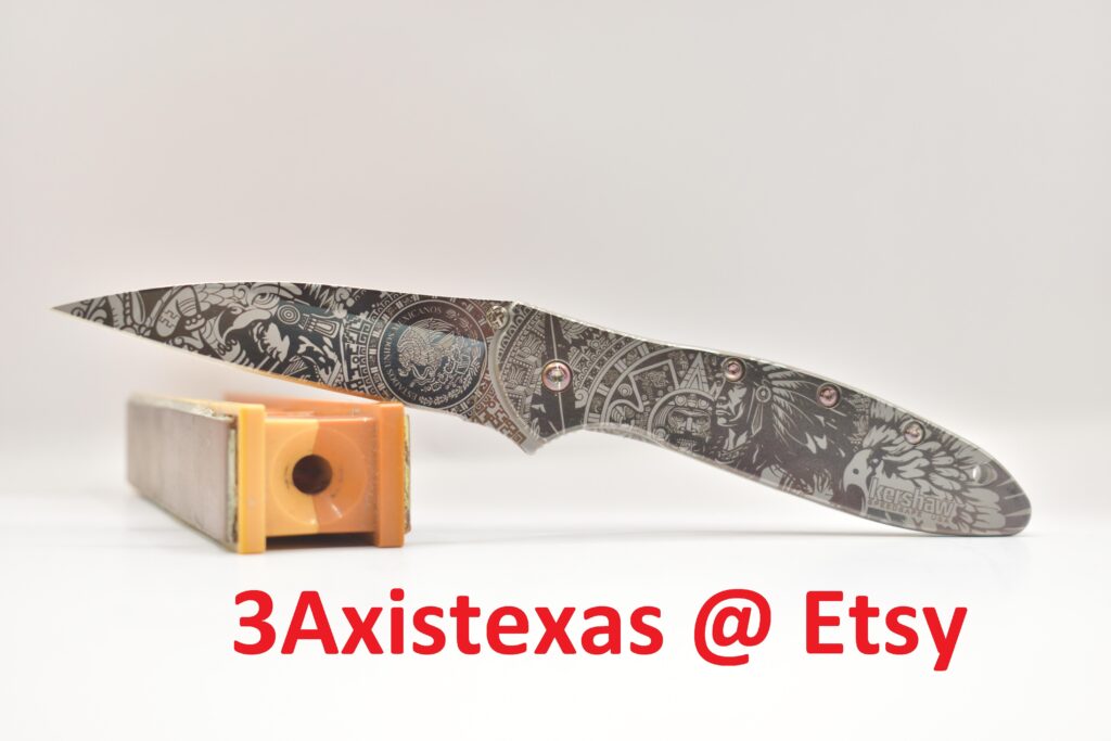 Old south American culture themed Kershaw 1660 Leek