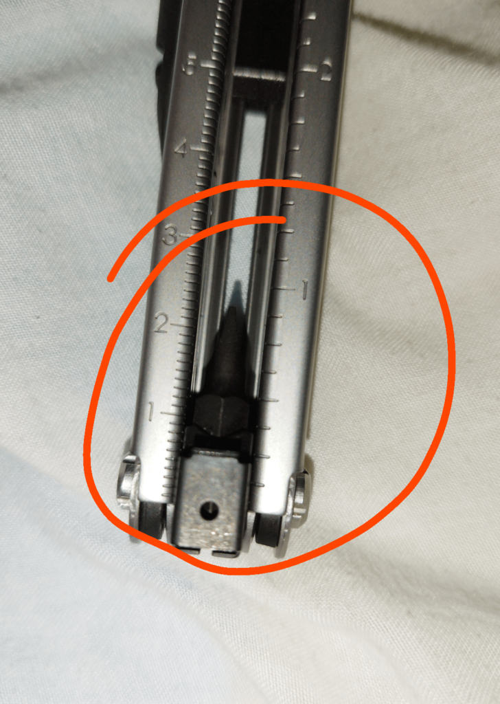 How do I access this bit? (Gerber centre drive)