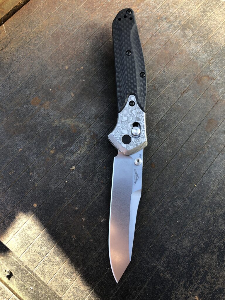 Benchmade 940-1601 Damasteel Rose pattern