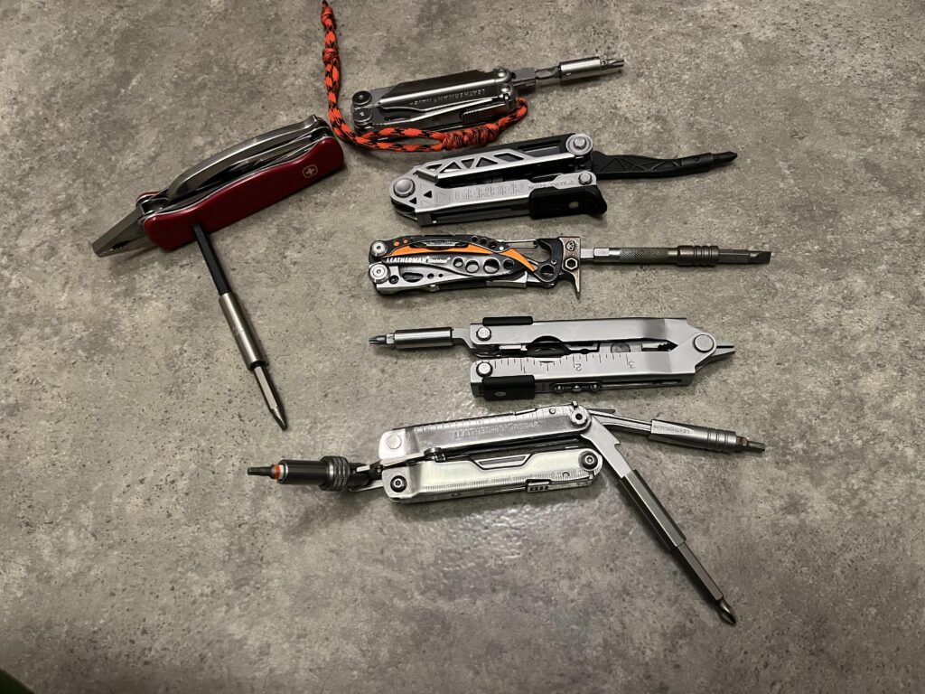 Multitools with adapters
