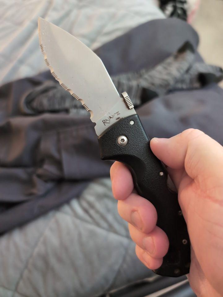 My EDC Cold Steel Rajah 3...had it over a decade