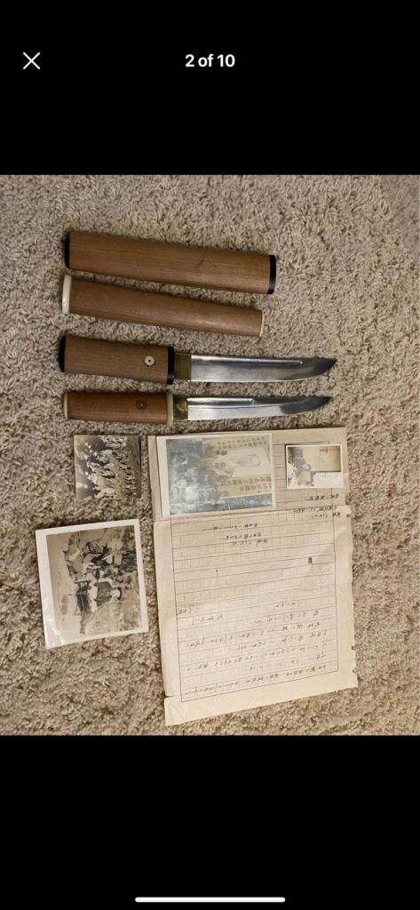 I amnabout to sale these wwii Kamikaze knives