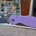 Spyderco Para 3 on a Frosty Morning (3835 x 2007px)