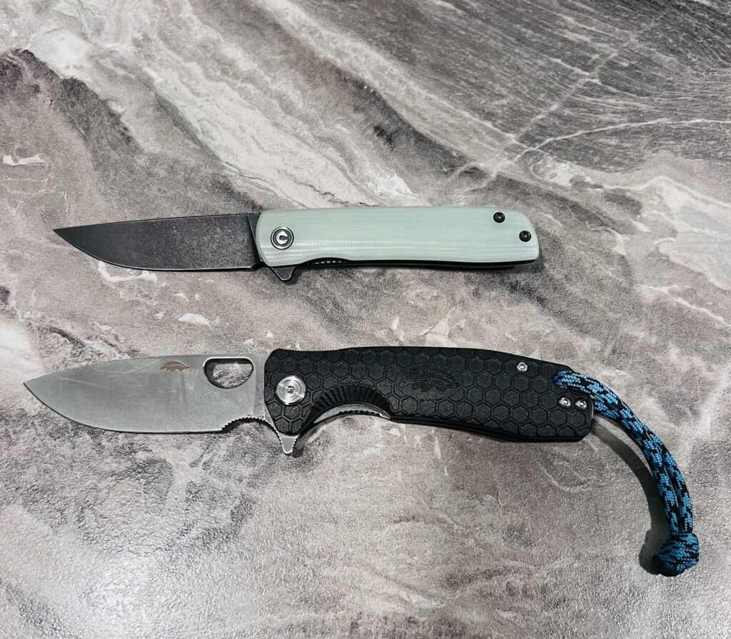 NKD ~ CIVIVI Brad Zinker Bo Liner Lock & Honey Badger Medium