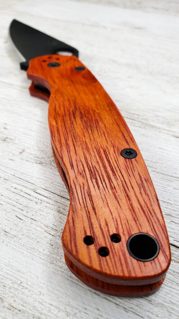 Custom Bloodwood on the Spyderco PM2!