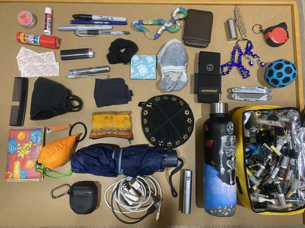 Slightly ridiculous bag dump