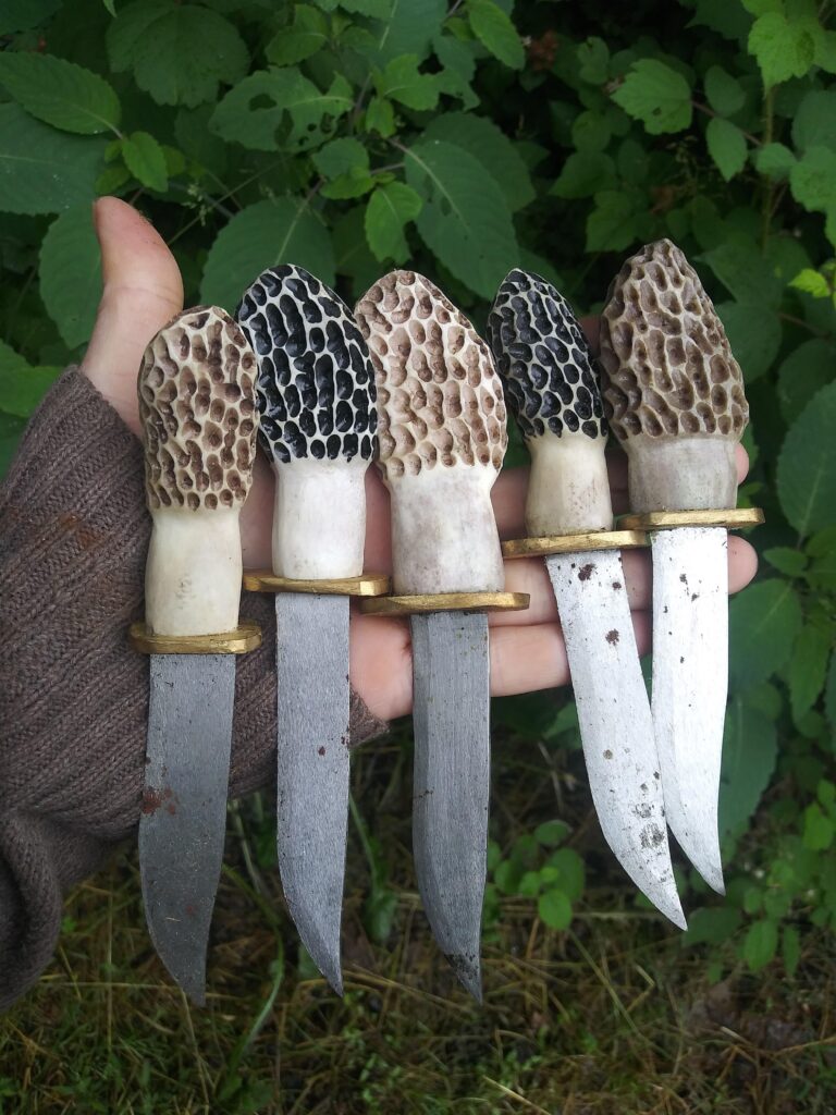 morel mushroom knives i made~