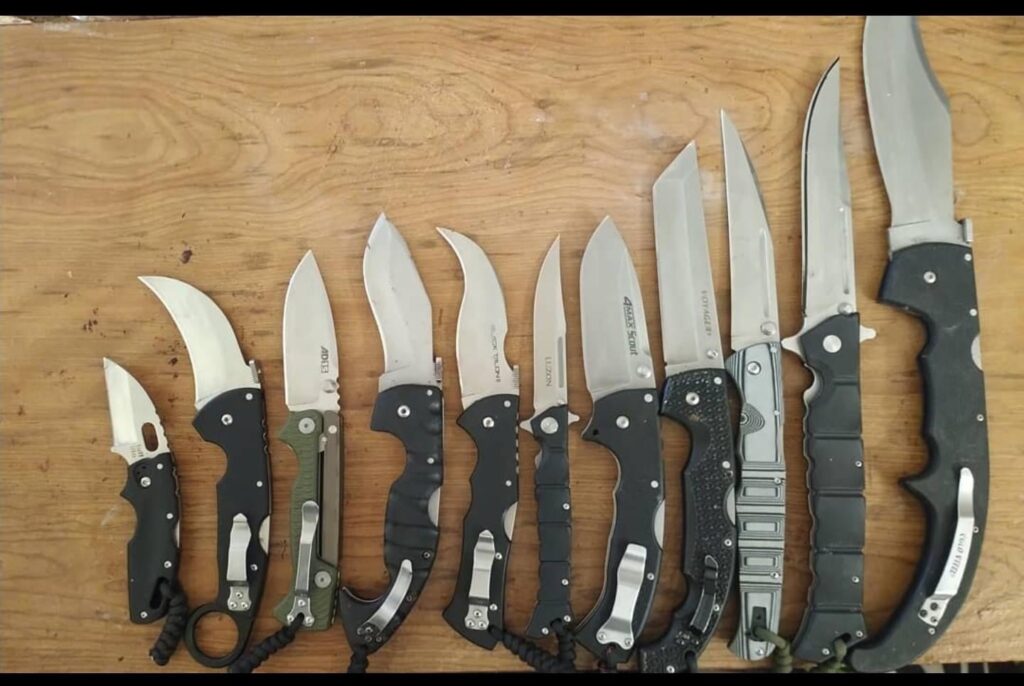 Older pic of my cold steel collection