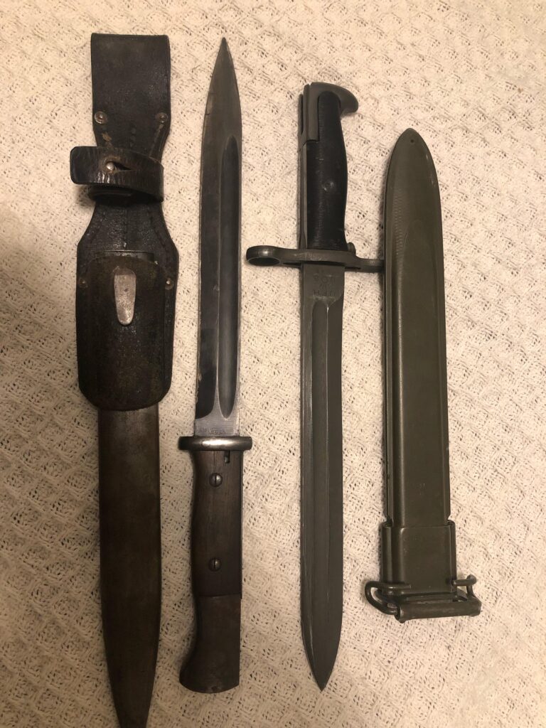 Because of that bayonet posted yesterday, here are my WWII bayonets