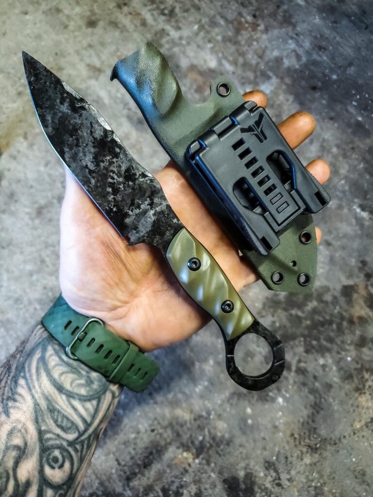 80crv2 granite finish and OD G10 handle🤙