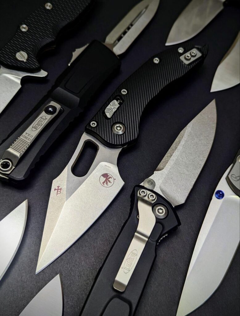 Microtech Stitch (aluminum) and his friends :)