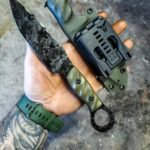 Some ring blades finished up today all 80crv2 and some carbon fiber and G10 handles🤙