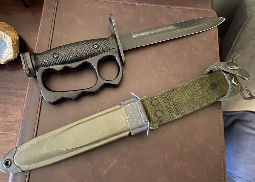 I think this bayonet is Vietnam era.