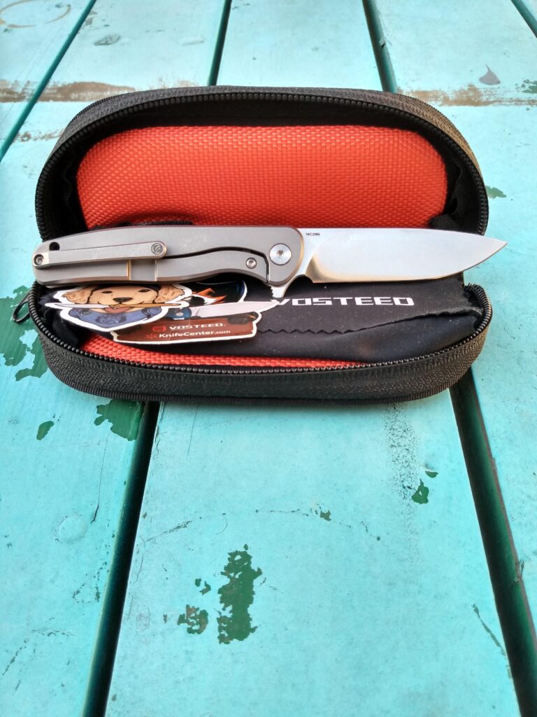 NKD titanium frame lock on a budget.