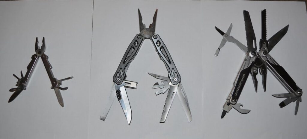 All the Multitools I've carried past 8 years