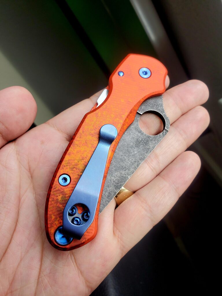 First Spyderco Para 3 🔥🧊