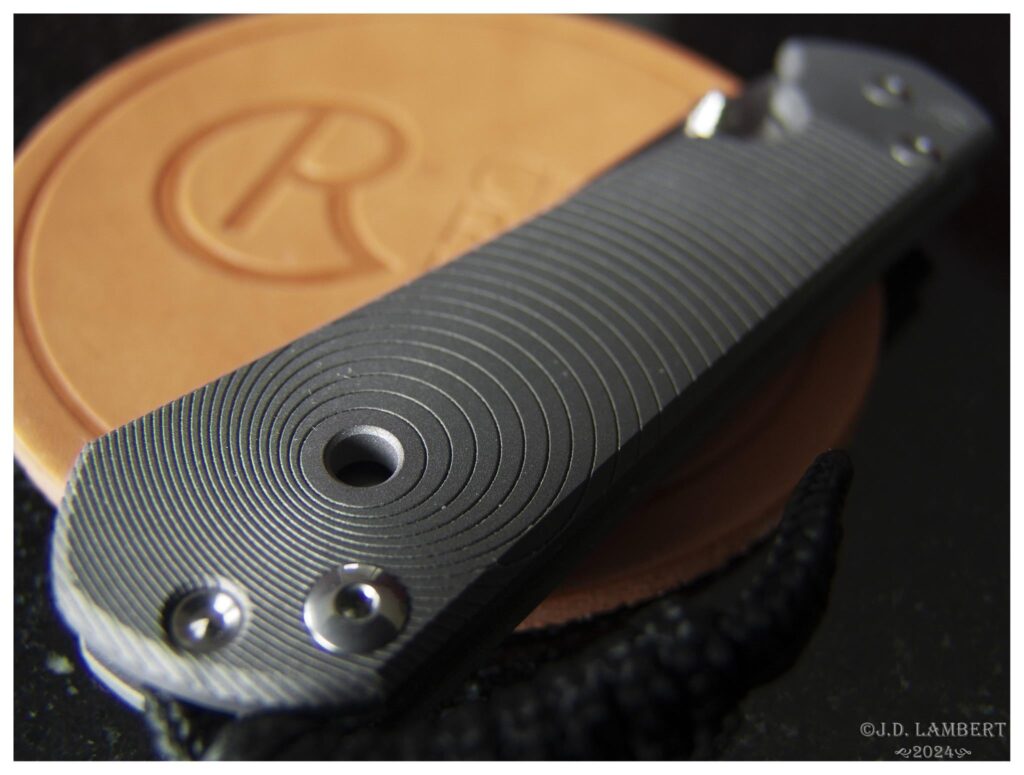 Chris Reeve Sebenza Doppler. Continuing to play with some old digital cameras. Shot with a Sony F828 from 2004. [OC]