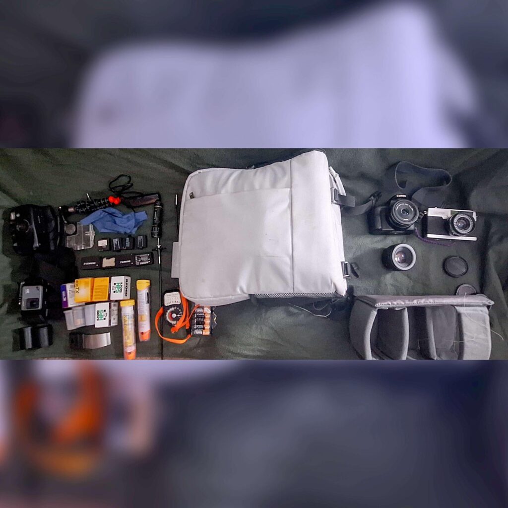 Photography student gear bag | Long weekend away for a wedding | UK