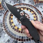 NKD - Spydie Para3 murdered out, getting ready for a Titanium scale swap.