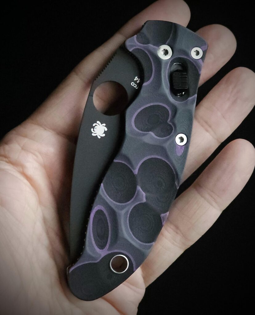 Spyderco Manix 2 w/Custom Scales I Make Myself