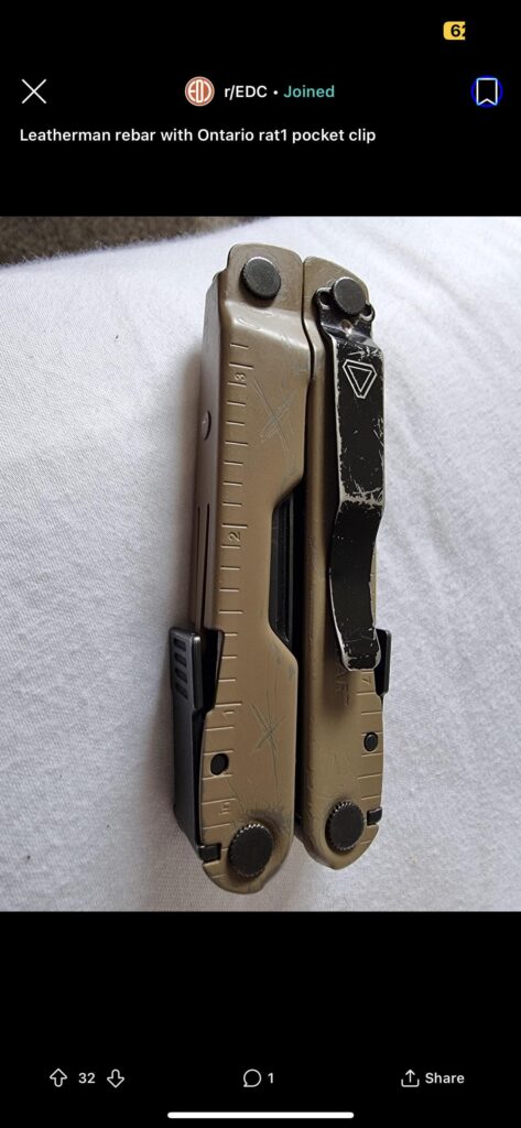 Just saw this post. Has anyone tried anything similar? Can I slip a clip under the knurl bolt and still tighten it enough??