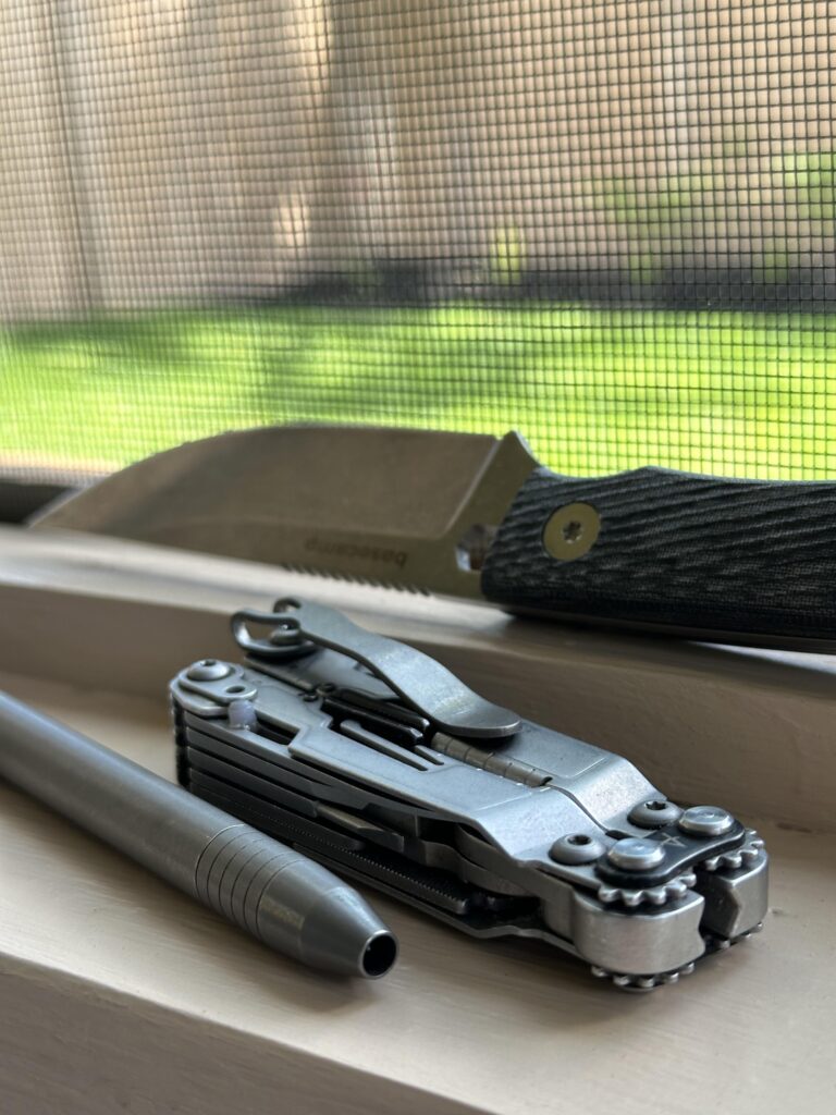Small multitool and large pocket fixie is a must for me right now