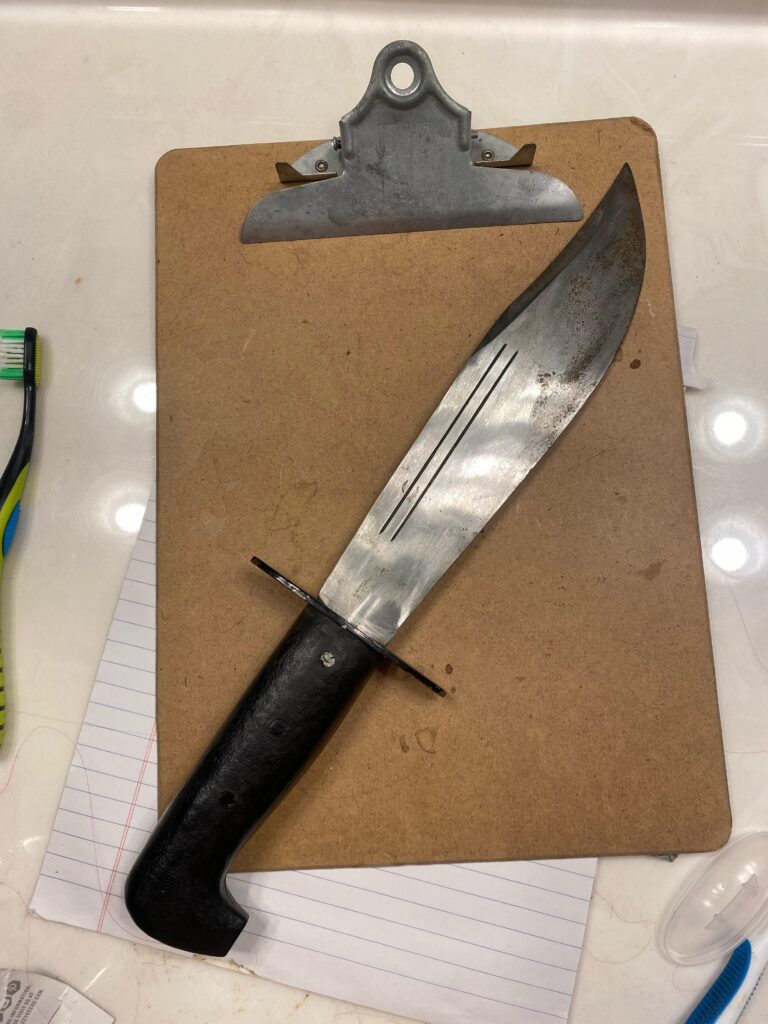 Anybody know anything about this old knife my grandpa had