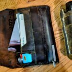 I made my own leather wallet and flashlight sheath
