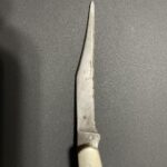 The wear on my grandpa’s pocket knife