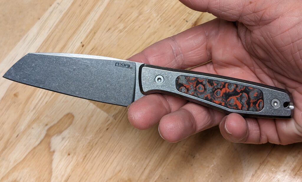 Axial Alpine w/lava flow fat carbon inserts