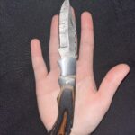 Random antique store knife, Pakistani Damascus?